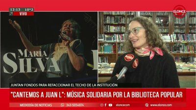 "Cantemos a Juan L": m&uacute;sica solidaria por la Biblioteca Popular